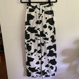 cowprint pants